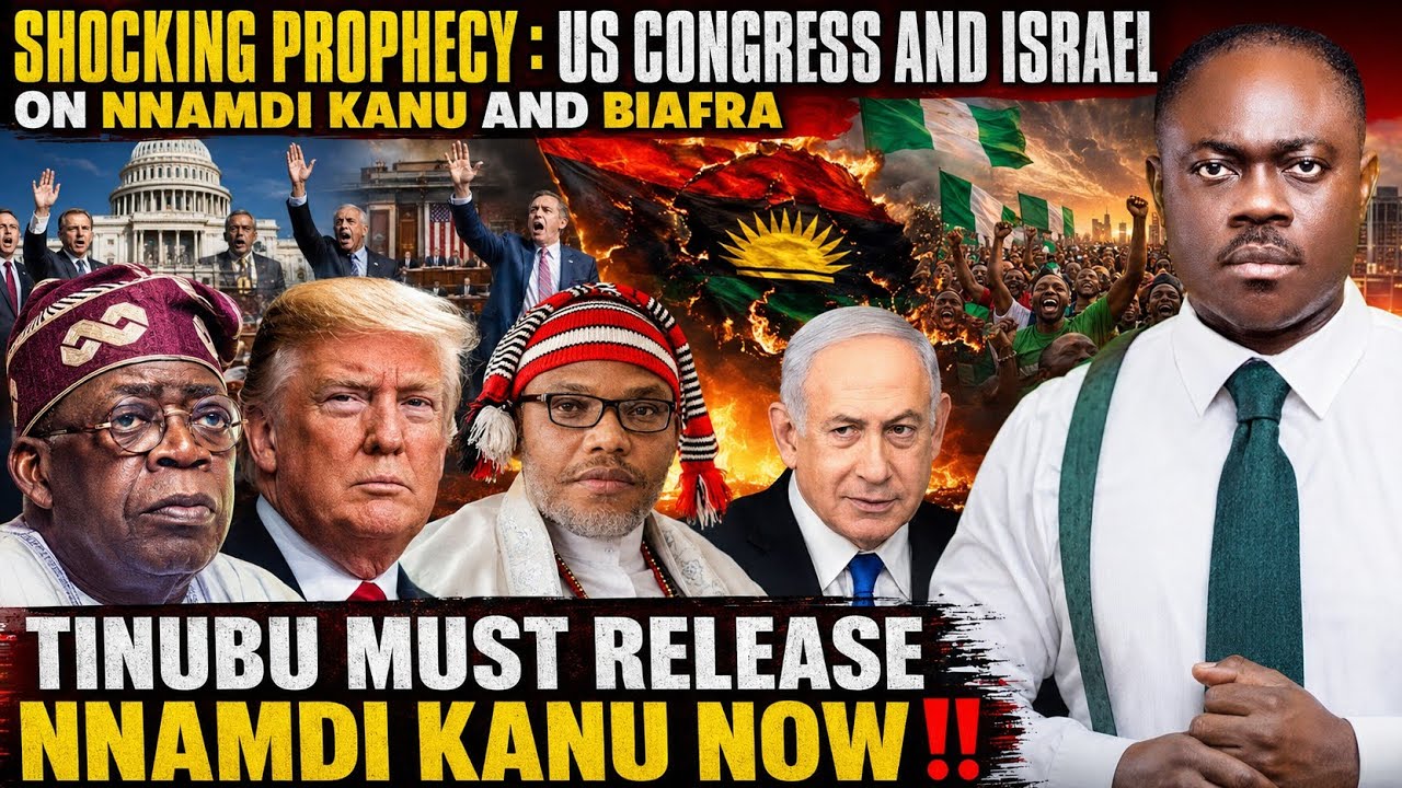 ⁣TINUBU MUST RELEASE NNAMDI KANU NOW‼️|US CONGRESS AND ISRAEL ON NNAMDI KANU CASE -MajorProphet David