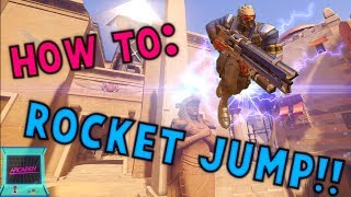 How to rocket jump with S:76 in 1 minute - Overwatch Tutorial