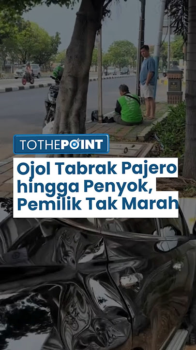 VIRAL Driver Ojol Lemas setelah Tabrak Pajero hingga Penyok, Reaksi Pemilik Mobil Mengejutkan