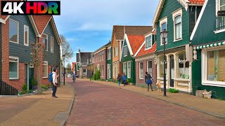 A Pretty Little Village in The Netherlands | Zaanse Schans Walking Tour | Relaxing Walk [4K HDR]