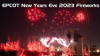 EPCOT New Years Eve 2023 Fireworks Full Show in 4K | Walt Disney World Orlando Florida 2023 - 2024