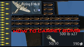HOW TO CARPET 💣💣💣 BOMB LIKE A PRO - WAR THUNDER