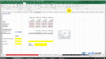 CAGR explanation and calculation in MS Excel using the Goalseek tool (1 of 4 ways- all links below)