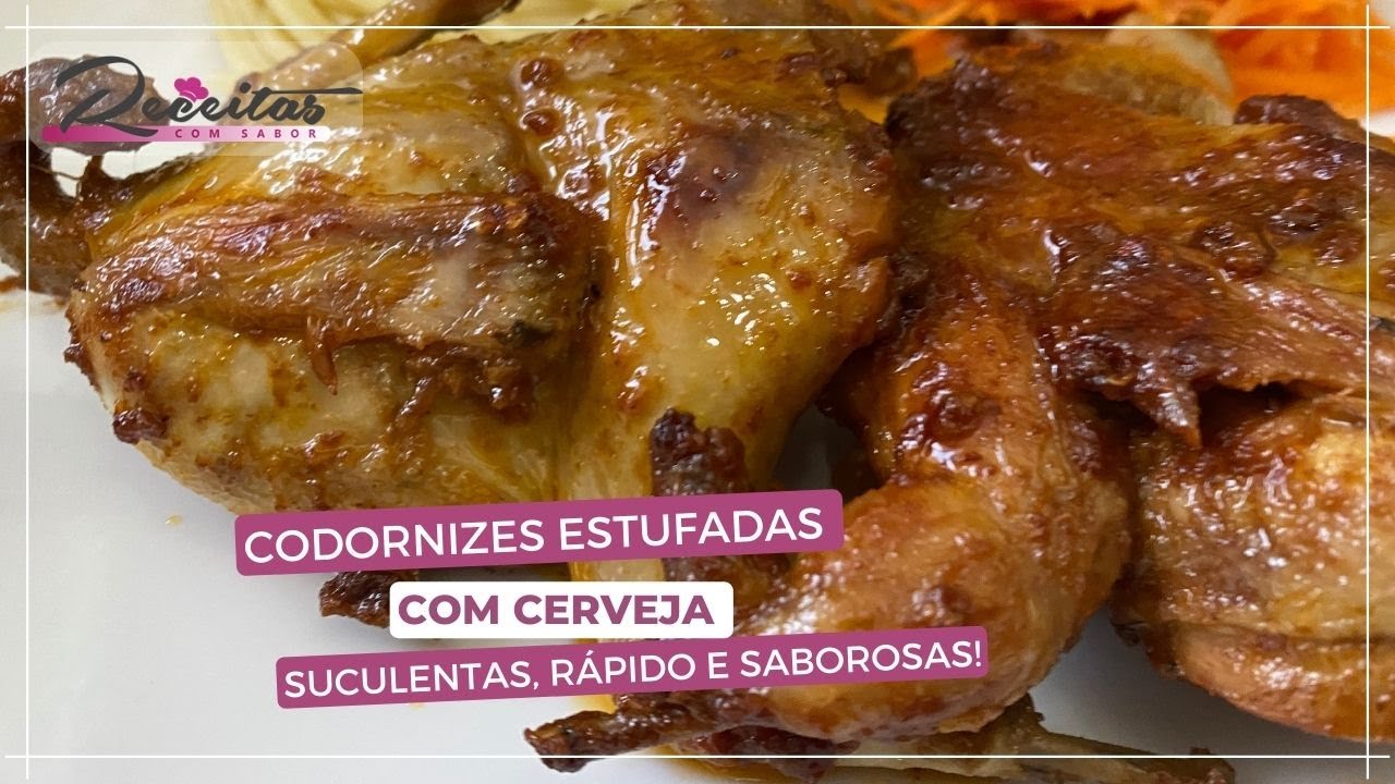 Перепела, тушеные с пивом