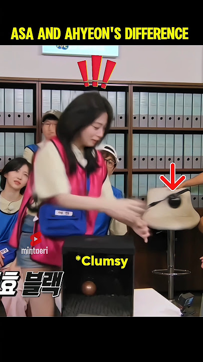 She brought her clumsiness with her everywhere😂 #babymonster #ahyeon #asa  #shorts #fyp