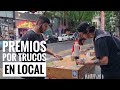 Premios por trucos de fingerboard en local