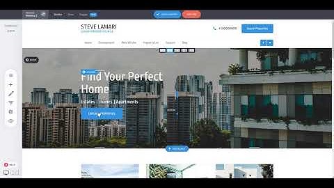 Drag and Drop Website Builder | Building a Website on the SV WEB BUILDER.