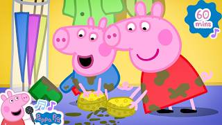 peppa george s messy day kids songs nursery rhymes peppa