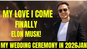 Elon musk:I Finally Reveal My Wedding Ceremony Date | January 2026 | Special Announcement!