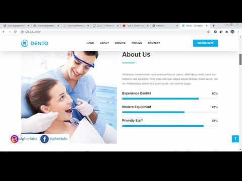 A dentist Website using Django ,Book appointment and Contact Page