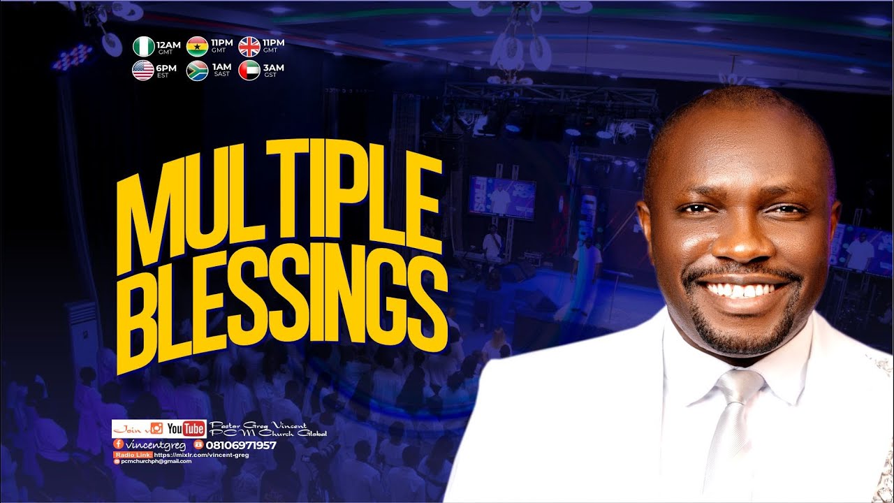 GLOBAL MIDNIGHT PRAYER WITH PR. GREG VINCENT: WEEK OF MULTIPLE BLESSINGS: 6TH FEBRUARY 2026