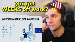 American reacts to Why U.S. Vacation Policies Are So Much Worse Than Europe’s