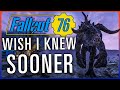 I Wish I Knew These Tips Sooner In Fallout 76