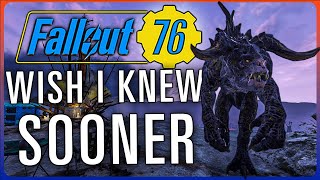 I Wish I Knew These Tips Sooner In Fallout 76