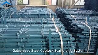 High Quality Cuplock Scaffolding System Galvanized Steel Easy Install #cuplock #scaffolding
