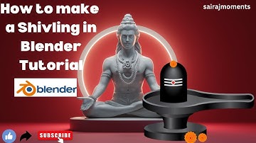 How to make a Shivling In Blender Tutorial For Beginners #blender