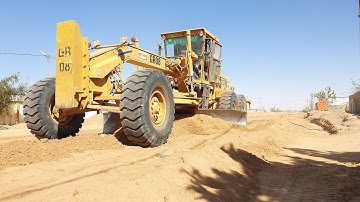 Caperpillar Motor Grader Leveling Gravel In Ground - New Road Construction । Caterpillar Video