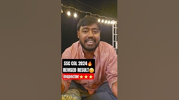 SSC CGL 2024 Revised Result👍😄 Excise Inspector⭐️⭐️⭐️ #cgl #ssccgl #shorts #motivation #ssc #govtjob