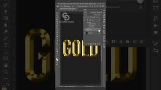 How to Create Golden Color Text Effect in || Adobe Photoshop 2024  #adobephotoshop #gold