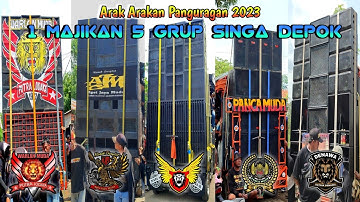 1 MAJIKAN 5 GRUP SINGA DEPOK❗ARAK ARAKAN PANGURAGAN 2023❗jumat 28 April 2023