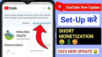 How to Accept YouTube Parnter Program Terms & Condition 2023 | Shorts Monetization enable