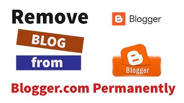 How To Remove Blog From Blogger | How To Delete Blog On Blogger 2021 - English