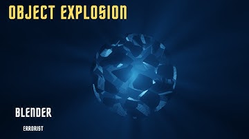 Object Explosion - Cell Fracture - Eevee Volumetrics - Blender