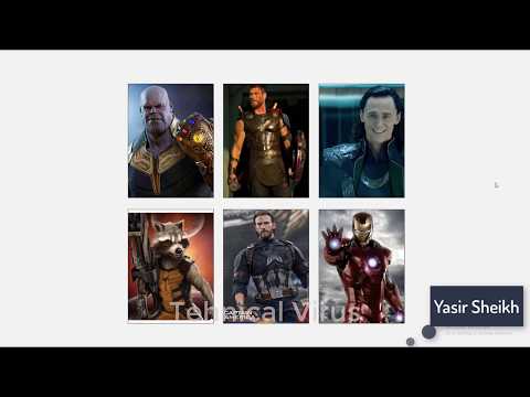 Avengers End Games Flip Card | Using Html And Css