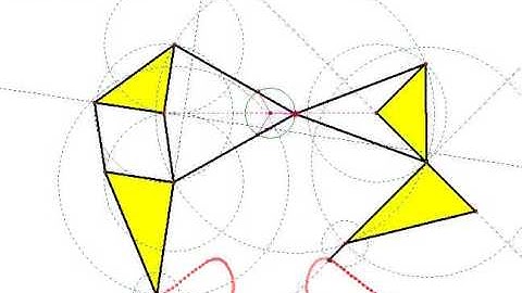 Construcción mecanismo Theo Jansen en Sketchpad