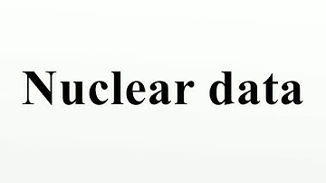 Nuclear data