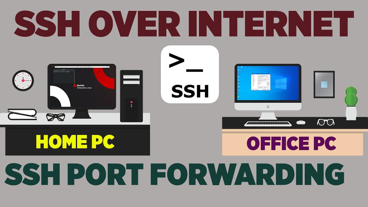 SSH Over the Internet | SSH Port Forwarding | Linux RedHat 8