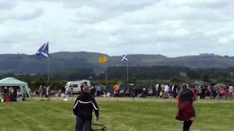 Highland Games Hammer Throwing Newburgh North Fife