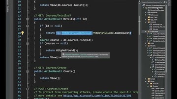 Scaffolding Adding Controller and Views In Visual studio #database #7