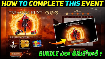 How To Complete Treasure Hunt Event🤯💥| FF New Event | Free Fire New Event | Ff New Event Today