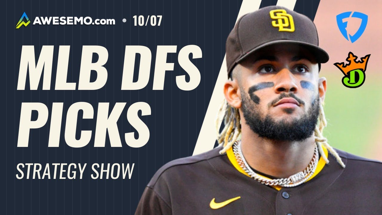 mlb-dfs-picks-wednesday-10-7-draftkings-fanduel-youtube