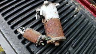 2007 Ford F150 pickup starter replacement from hell