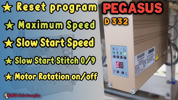 Pegasus W 600 PC D-332 Seminar Japan Man  Sewing machine || RMG solution plus