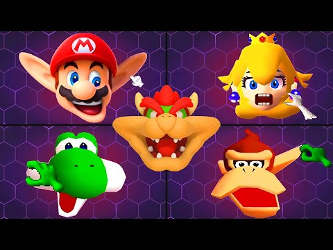 マリオパーティ スーパースターズ】ミニゲームマリオVsピーチVs