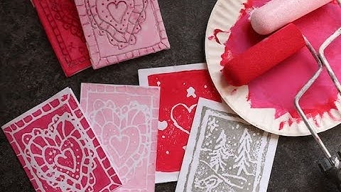 Styrofoam Printmaking (Block Printing)