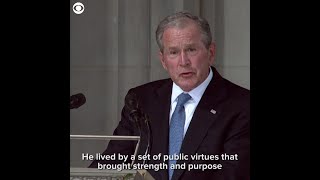 George W. Bush: John McCain was honest