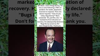 Mel Blanc: Coma Cured by Cartoon Voices