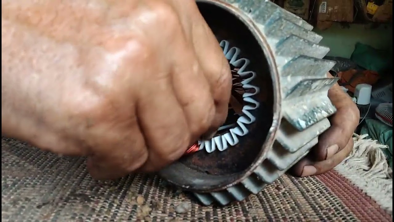 لف موتور  مياة  حصان من البدايه للنهايه واحده واحده