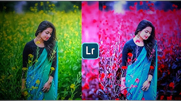 Lightroom black and red effect photo editing tutorial-lightroom background colour change preset #Mmt
