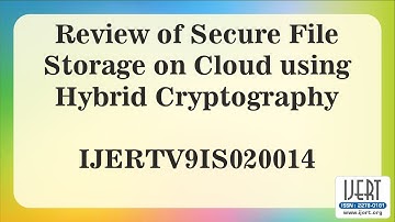 Review of Secure File Storage on Cloud using Hybrid Cryptography