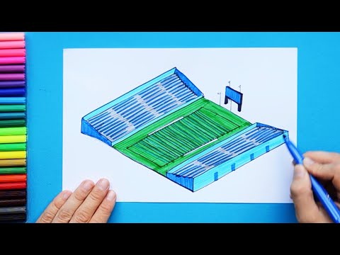 How to draw an (American) Football Stadium