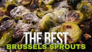 how to make the BEST brussel sprouts | roasted brussel sprouts two different ways