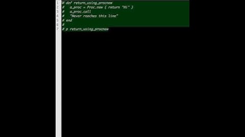 Proc Vs Lambda in Ruby part 2