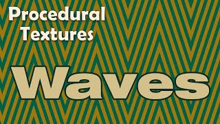 Wave Patterns in Affinity Photo's Procedural Texture Filter