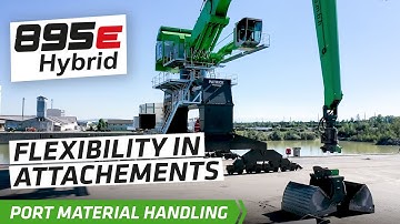 Flexibility according to handled bulk material - SENNEBOGEN 895 E