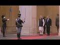 Italian pm mario draghi receives indian pm narendra modi  g20 summit in rome italy